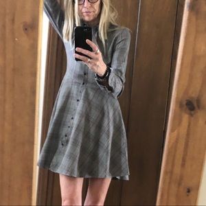 Super stylish Zara Woman Assym plaid dress